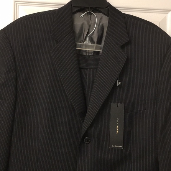 NWT Pair John Henry Black Formal Suit Size 44R - Picture 6 of 8